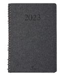 Agenda wire'o Glasgow - 1 semaine sur 2 pages - A4 - anthracite - Oberthur