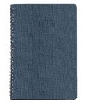 Agenda wire'o Glasgow - 1 semaine sur 2 pages - A4 - bleu marine - Oberthur