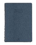 Agenda wire'o Glasgow - 1 semaine sur 2 pages - 17 x 24,5 cm - bleu marine - Oberthur