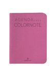Agenda Colornote - 1 semaine sur 2 pages - 7,5 x 10,5 cm - fuchsia - Oberthur