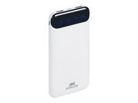 RIVACASE Rivapower VA2240 - powerbank / batterie de secours rechargeable pour smartphone - 10000 mAh - blanc