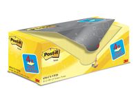 Post-it Promo Pack - 16+4 Blocs-notes - 76 x 76 mm - jaune canari - 2000 feuilles (20 x 100)