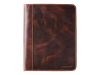 Agenda Maverick Original - 1 semaine sur 2 pages - 17 x 22 cm - brun - Brepols