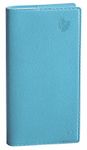 Agenda de poche Equology Italnote recyclé avec répertoire - 1 semaine sur 2 pages - 8,8 x 17 cm - bleu - Quo Vadis