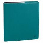 Agenda Toscana Executif avec répertoire - 1 semaine sur 2 pages - 16 x 16 cm - turquoise - Quo Vadis