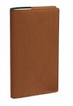 Agenda de poche Sahara Italnote avec répertoire - 1 semaine sur 2 pages - 8,8 x 17 cm - noisette - Quo Vadis