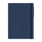 Agenda Colours Collection - 1 semaine sur 2 pages - 19,5 x 26,5 cm - bleu - Legami