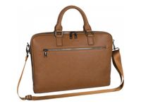 Oberthur Détroit - Sacoche slim pour ordinateur portable 15,6" - camel