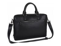 Oberthur Détroit - Sacoche slim pour ordinateur portable 15,6" - noir