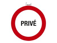 Exacompta - Panneau Privé - 30 cm de diamètre