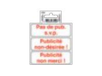 Exacompta - Pictogramme - Publicité interdite - 100 x 100 mm