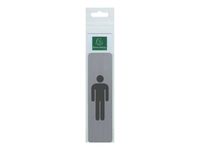 Exacompta - Pictogramme - Homme - 44 x 165 mm - aluminium brossé