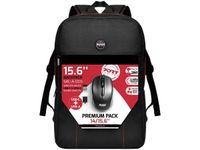 PORT Designs Premium - Sac à dos pour ordinateur portable 15,6" + souris - noir
