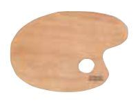Lefranc Bourgeois - Palette ovale - 18 x 27 cm