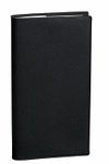 Agenda de poche Impala Anoslim - 4 mois par page - 7,5 x 20 cm - noir - Quo Vadis