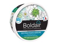 Boldair - Désodorisant gel destructeur d'odeurs - parfumeur d'ambiance - thé vert aloé vera - 300gr