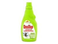 Destop Entretien Canalisations 4 en 1 - Produit de débouchage - 750 ml - citron/pamplemousse
