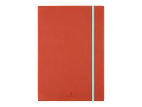 Oberthur Carmen - Carnet de notes souple - A5 - uni - 200 pages - corail