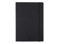 Oberthur Balthazar - Carnet de notes souple - A5 - uni - 200 pages - noir