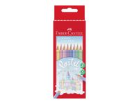 Faber-Castell - 10 Crayons de couleur - couleurs pastel