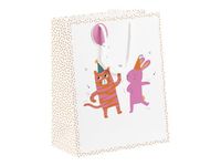 Clairefontaine - Sac cadeau - good vibes orange/rose - 26,5 cm x 14 cm x 33 cm