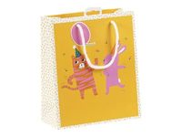 Clairefontaine - Sac cadeau - good vibes multicolore - 21,5 cm x 10,2 cm x 25,3 cm