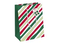 Clairefontaine - Sac cadeau - ho ho ho rouge - 21,5 cm x 10,2 cm x 25,3 cm