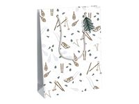 Clairefontaine - Sac cadeau - winter blanc - 26,5 cm x 14 cm x 33 cm