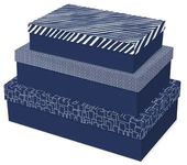 Clairefontaine - Set de boîtes cadeaux 'Men in Blue' - 3 pièces