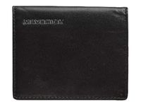 Maverick All Black - portefeuille RFID avec pochette - noir