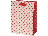 Legami - Sac cadeau - 11,5 cm x 19 cm x 25 cm - hearts