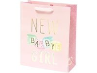 Legami - Sac cadeau - 11,5 cm x 26,5 cm x 32,5 cm - new baby girl