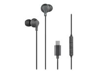 BigBen Kit main libre - Ecouteurs filaire avec micro - intra-auriculaire - prise USB - noir