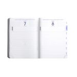 Recharge papier recyclé pour agenda - 1 jour par page - 12 mois - 12 x 17 cm - Exacompta