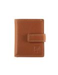 Portefeuille compact Dakota - cognac - label M
