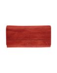 Portefeuille avec bouton-pression Savannah - rouge - label M