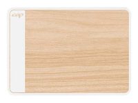 CEP Silva - tapis de souris - blanc et hêtre