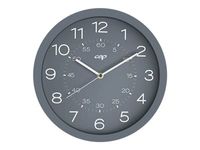 CEP - horloge Mineral magnétique - 30 cm - gris