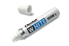 Pentel - Marqueur peinture - pointe large - blanc