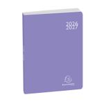 Agenda Soft Harmony - 1 jour par page - 12  x 17 cm  - Violet - Exacompta