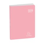 Agenda Soft Harmony - 1 jour par page - 12 x 17 cm - Rose - Exacompta