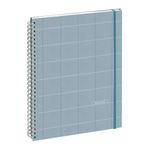 Agenda Casual - 1 semaine sur 2 pages - 16 mois - 21 x 29,7 cm - bleu clair - Exacompta