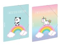 Viquel Pandicorn - Chemise à 3 rabats - A4 - disponible en différents coloris