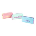 Trousse rectangulaire Milkshake - 1 compartiment - 3 modèles disponibles - Viquel