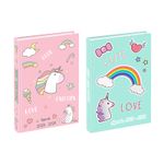 Agenda Bubbles - 1 jour par page - 12 x 17 cm - rose ou bleu - Viquel