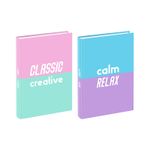 Agenda Milkshake - 1 jour par page - 12 x 17 cm - disponible dans différentes couleurs - Viquel