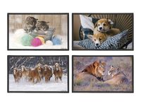 Viquel Fantaisie Animaux - Sous-main - 59,5 x 36,2 cm - PVC - disponible en différents coloris
