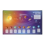 Viquel - Sous-main Educatif Système solaire et Biodiversité - 59,5 x 36,2 cm - 2 modèles disponibles