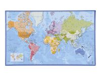 Viquel - Sous-main Monde - 59,8 x 36,5 cm - polychlorure de vinyle (PVC)