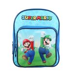 Sac à dos maternelle Super Mario - 1 compartiment - bleu - Bagtrotter